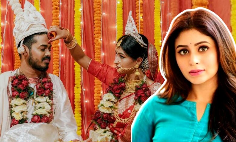 Tollywood actress Ritabhari Chakrabortys sister Chitrangada Chakraborty trolled after her marriage pictures gone viral 780x470 1