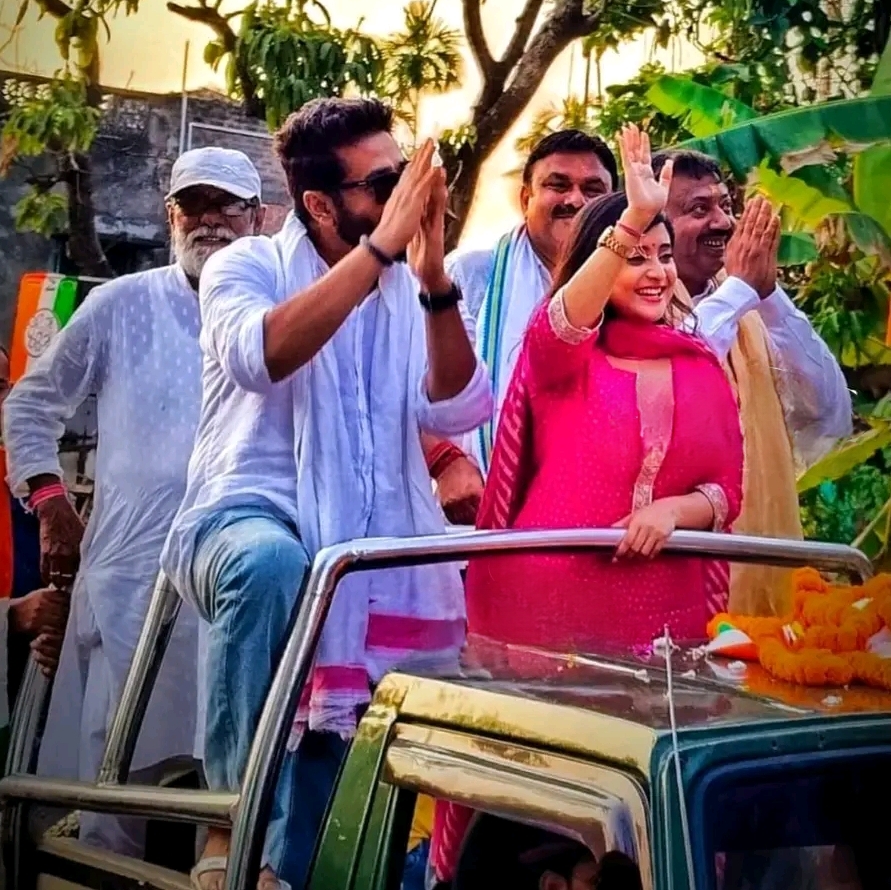 Soumitrisha tmc campaign